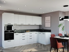Кухонный гарнитур Белый Глянец 3200*1400 (Стол. 38мм) в Приобье - priobie.ok-mebel.com | фото