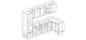 Кухонный гарнитур Белый Глянец 3200*1400 (Стол. 38мм) в Приобье - priobie.ok-mebel.com | фото 2