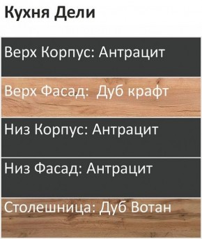 Кухонный гарнитур Дели 1000 (Стол. 26мм) в Приобье - priobie.ok-mebel.com | фото 3