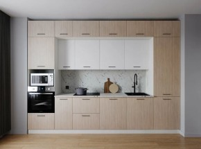 Кухонный гарнитур Демо 3400 (Стол. 38мм) в Приобье - priobie.ok-mebel.com | фото