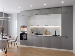 Кухонный гарнитур Элеганция  3400 (Стол. 38мм) в Приобье - priobie.ok-mebel.com | фото