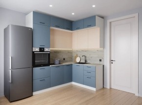 Кухонный гарнитур Фьюжн 2200*1700 (Стол. 26мм) в Приобье - priobie.ok-mebel.com | фото