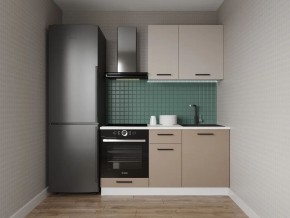 Кухонный гарнитур Каппучино 1600 (Стол. 26мм) в Приобье - priobie.ok-mebel.com | фото
