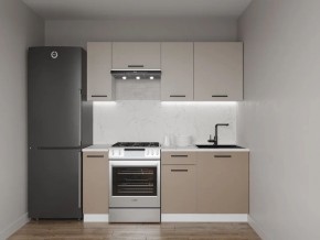 Кухонный гарнитур Каппучино 1800 (Стол. 26мм) в Приобье - priobie.ok-mebel.com | фото
