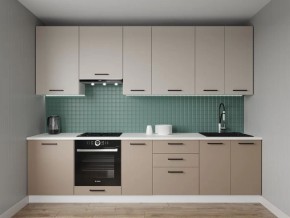 Кухонный гарнитур Каппучино 3000 h950 (Стол. 26мм) в Приобье - priobie.ok-mebel.com | фото