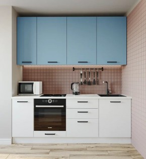 Кухонный гарнитур Капри 2200 h950 (Стол. 38мм) в Приобье - priobie.ok-mebel.com | фото