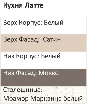 Кухонный гарнитур Латте 1200 (Стол. 26мм) в Приобье - priobie.ok-mebel.com | фото 3