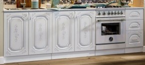 ЛИЗА-2 Кухонный гарнитур 1,7 Белый глянец холодный в Приобье - priobie.ok-mebel.com | фото 3