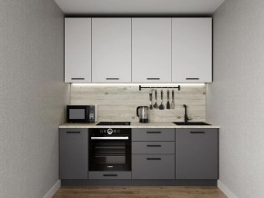 Кухонный гарнитур Меренга 2200 h950 (Стол. 26мм) в Приобье - priobie.ok-mebel.com | фото