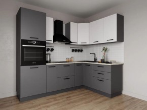 Кухонный гарнитур Меренга 2400*1600 (Стол. 26мм) в Приобье - priobie.ok-mebel.com | фото