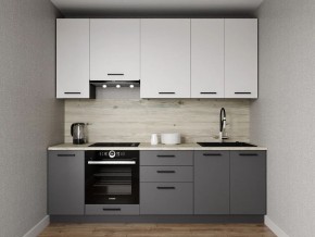 Кухонный гарнитур Меренга 2400 h950 (Стол. 38мм) в Приобье - priobie.ok-mebel.com | фото