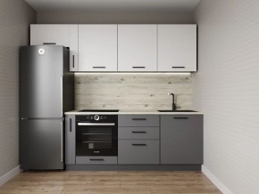 Кухонный гарнитур Меренга 2550 (Стол. 26мм) в Приобье - priobie.ok-mebel.com | фото