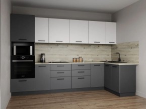 Кухонный гарнитур Меренга 3200*1400 (Стол. 38 мм) в Приобье - priobie.ok-mebel.com | фото
