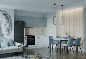 Кухонный гарнитур Ниагара 2550 (Стол. 38мм) в Приобье - priobie.ok-mebel.com | фото