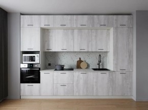 Кухонный гарнитур Пайн 3400 (Стол. 38мм) в Приобье - priobie.ok-mebel.com | фото