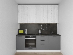 Кухонный гарнитур Санторини 2200 h 950 (Стол. 26мм) в Приобье - priobie.ok-mebel.com | фото