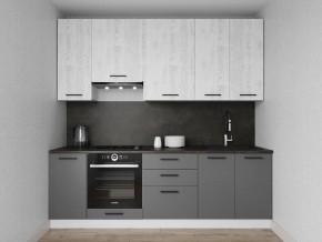 Кухонный гарнитур Санторини 2400 h950 (Стол. 38мм) в Приобье - priobie.ok-mebel.com | фото
