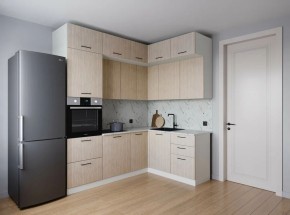 Кухонный гарнитур Шимо 2200*1700 (Стол. 26мм) в Приобье - priobie.ok-mebel.com | фото