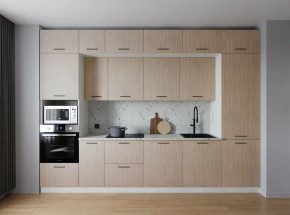 Кухонный гарнитур Шимо 3400 (Стол. 26мм) в Приобье - priobie.ok-mebel.com | фото