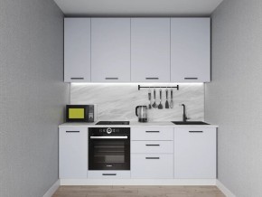 Кухонный гарнитур Смоки 2200 h950 (Стол. 38 мм) в Приобье - priobie.ok-mebel.com | фото