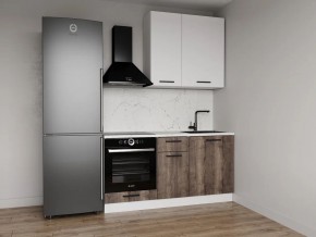 Кухонный гарнитур Старое Дерево 1600 h950 (Стол. 26мм) в Приобье - priobie.ok-mebel.com | фото