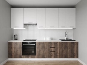 Кухонный гарнитур Старое Дерево 3000 h950 (Стол. 26мм) в Приобье - priobie.ok-mebel.com | фото