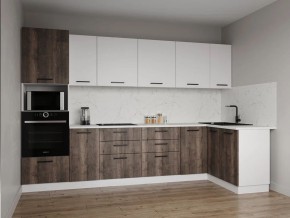 Кухонный гарнитур Старое Дерево 3200*1400 (Стол. 38мм) в Приобье - priobie.ok-mebel.com | фото