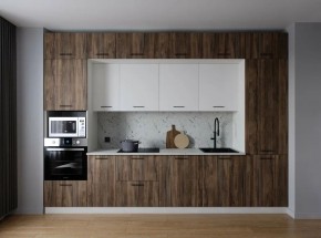 Кухонный гарнитур Старое Дерево 3400 (Стол. 38мм) в Приобье - priobie.ok-mebel.com | фото