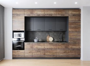 Кухонный гарнитур Трансильвания 3400 (Стол. 38мм) в Приобье - priobie.ok-mebel.com | фото