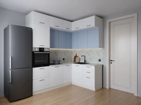 Кухонный гарнитур угловой Капри 2200*1700 (Стол. 38мм) в Приобье - priobie.ok-mebel.com | фото