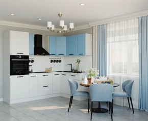 Кухонный гарнитур угловой Капри 2400х1600 (Стол. 26мм) в Приобье - priobie.ok-mebel.com | фото