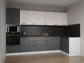 Кухонный гарнитур угловой Санторини 3200*1400 (Стол. 38мм) в Приобье - priobie.ok-mebel.com | фото