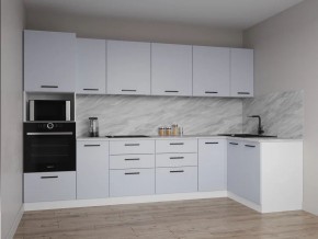Кухонный гарнитур угловой Смоки 3200*1400 (Стол. 26мм) в Приобье - priobie.ok-mebel.com | фото