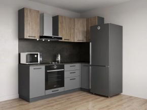 Кухонный гарнитур Умбра 2200*1000 (Стол. 26мм) в Приобье - priobie.ok-mebel.com | фото