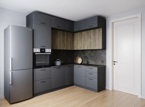 Кухонный гарнитур Умбра 2200*1700 (Стол. 38мм) в Приобье - priobie.ok-mebel.com | фото