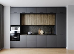 Кухонный гарнитур Умбра 3400 (Стол. 26мм) в Приобье - priobie.ok-mebel.com | фото
