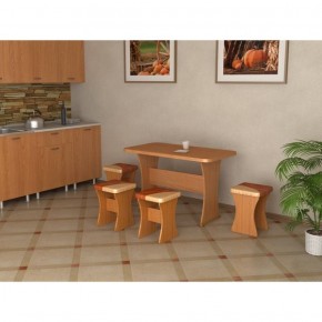 Кухонный стол и 4 табурета Титул в Приобье - priobie.ok-mebel.com | фото