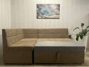 Кухонный уголок Уют-ЛЮКС со спальным местом (ППУ) велюр Comfort 03 в Приобье - priobie.ok-mebel.com | фото 2