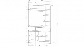 ЛЕНОРА Спальный гарнитур (модульный) кашемир в Приобье - priobie.ok-mebel.com | фото 9