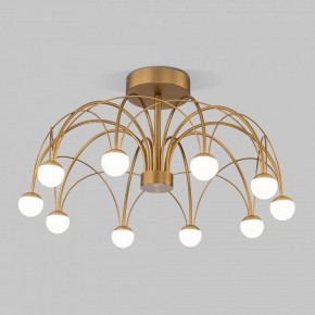 Люстра на штанге Eurosvet Ragno 90031/10 LED золото в Приобье - priobie.ok-mebel.com | фото 3