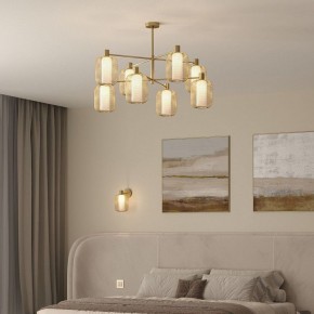 Люстра на штанге Eurosvet Voile 30192/8 золото в Приобье - priobie.ok-mebel.com | фото 3
