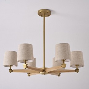 Люстра на штанге Imperiumloft Jorgenson Beige/Light wood STAVRA01 в Приобье - priobie.ok-mebel.com | фото 3
