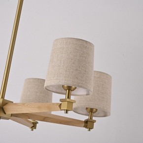Люстра на штанге Imperiumloft Jorgenson Beige/Light wood STAVRA01 в Приобье - priobie.ok-mebel.com | фото 7