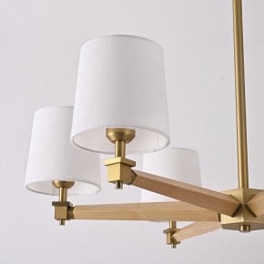 Люстра на штанге Imperiumloft Jorgenson White/Light wood STAVRA01 в Приобье - priobie.ok-mebel.com | фото 11