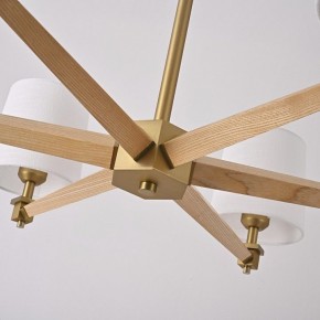 Люстра на штанге Imperiumloft Jorgenson White/Light wood STAVRA01 в Приобье - priobie.ok-mebel.com | фото 13