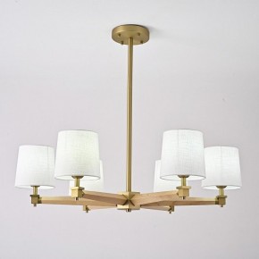 Люстра на штанге Imperiumloft Jorgenson White/Light wood STAVRA01 в Приобье - priobie.ok-mebel.com | фото 4
