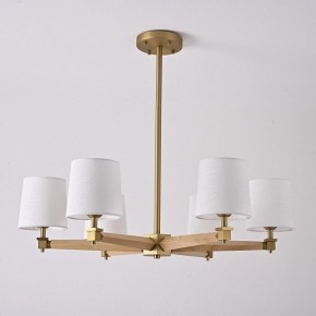 Люстра на штанге Imperiumloft Jorgenson White/Light wood STAVRA01 в Приобье - priobie.ok-mebel.com | фото 5