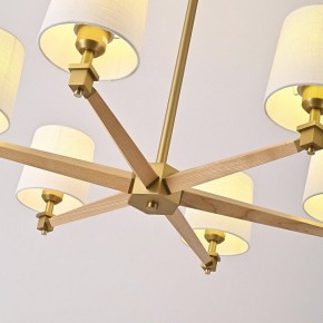 Люстра на штанге Imperiumloft Jorgenson White/Light wood STAVRA01 в Приобье - priobie.ok-mebel.com | фото 7