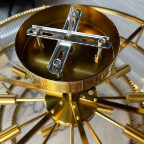 Люстра на штанге Imperiumloft RH Marais Round Chandelier D80 40,2668 в Приобье - priobie.ok-mebel.com | фото 10