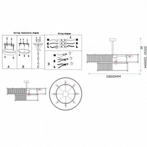 Люстра на штанге Imperiumloft RH Marais Round Chandelier D80 40,2668 в Приобье - priobie.ok-mebel.com | фото 11